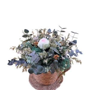 TAZA ROSA  PRESERVADA