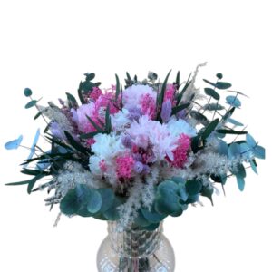 BOUQUET PRESERVADO CON JARRON
